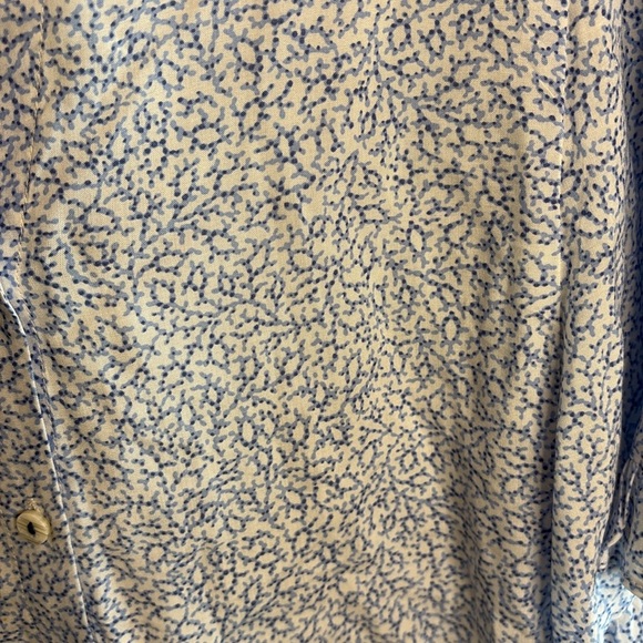 Anthropologie Maeve Blue Botanical Print top/ Size small - Picture 5 of 10